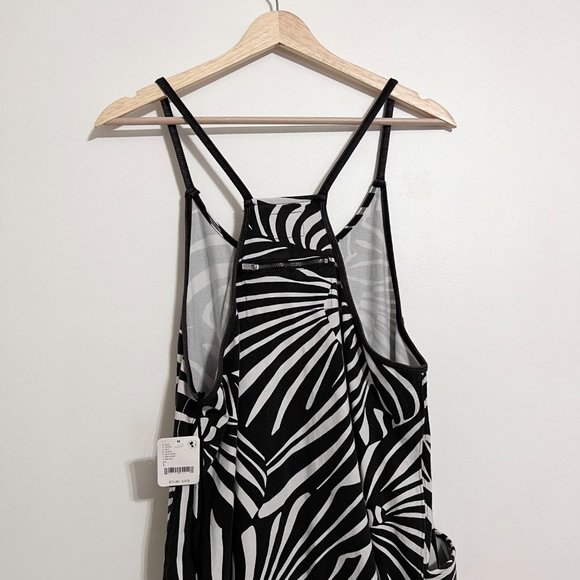 NWT Free People Movement Printed Hot Shot Romper in Zebra - Picture 11 of 11